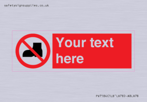 Custom No outdoor footwear